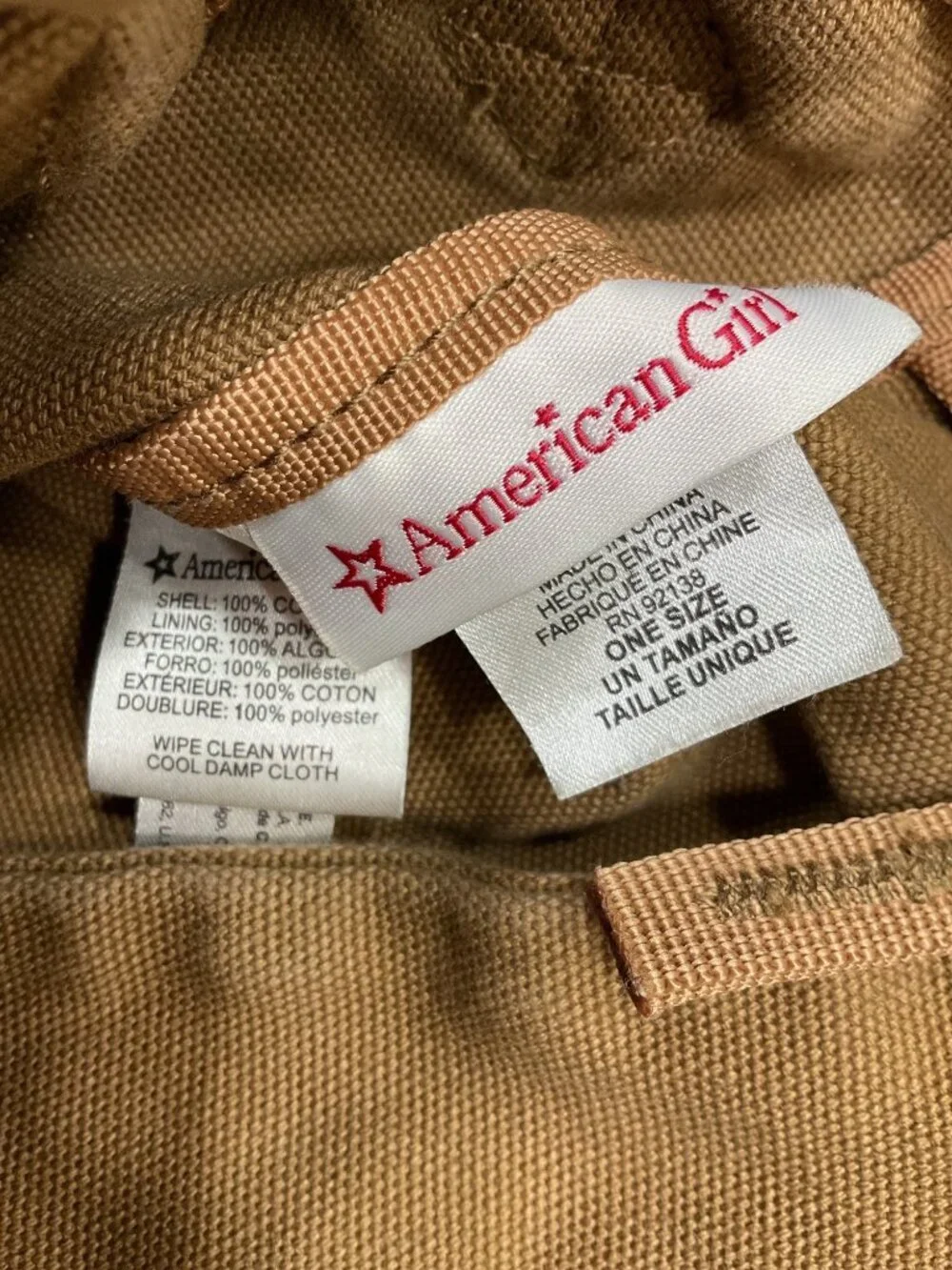 American Girl Lea Clark Messenger Bag Embroidered Girls Bag